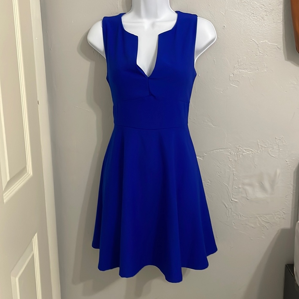 Royal blue dress